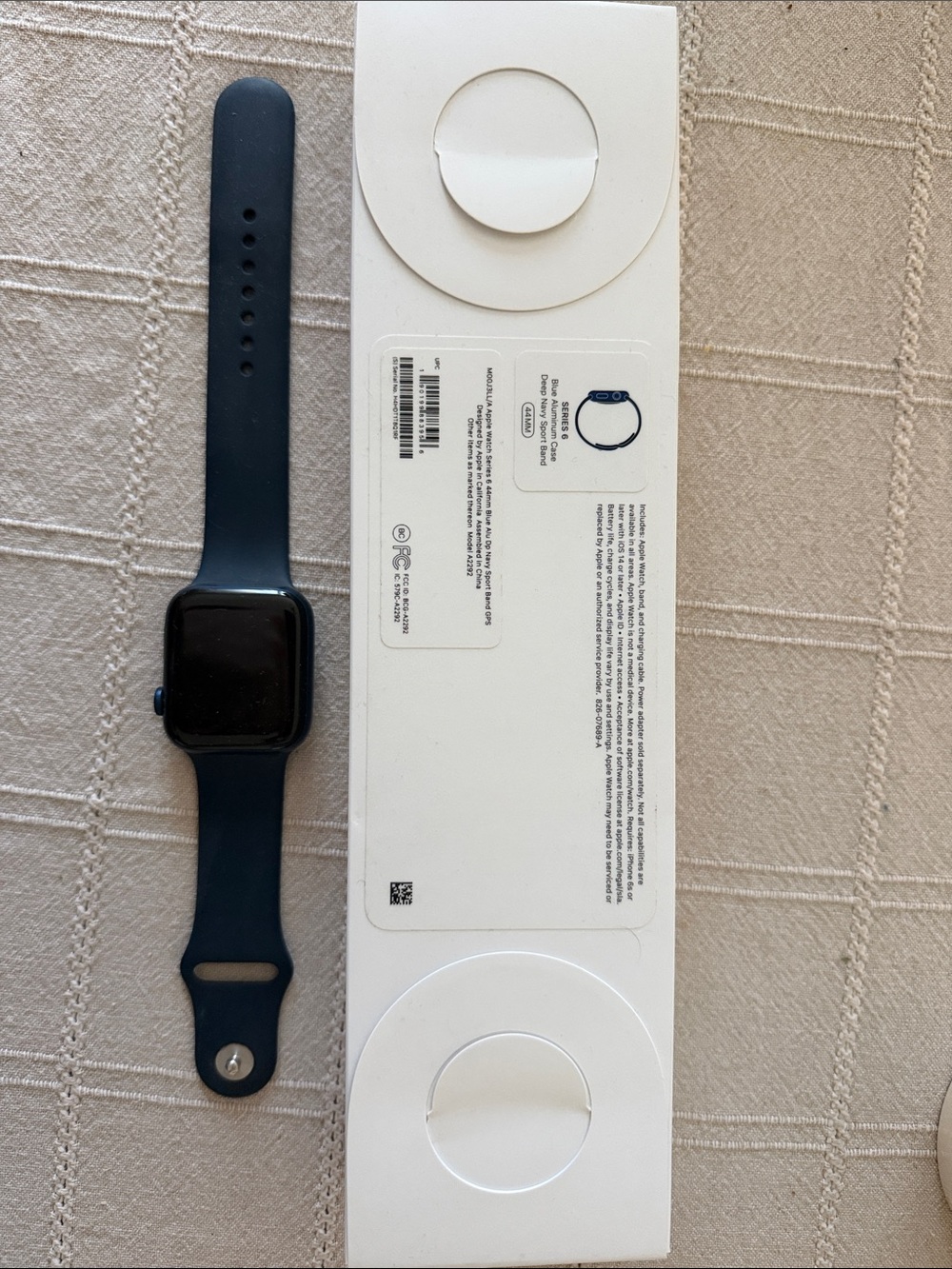 Apple Series 6 44mm Navy Blue Watch